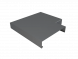 Aluminium Coping for 141-200mm Wall - 90 Degree Angle - 260mm Anthracite Grey