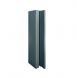 Standard Composite Cladding End Cap - 56mm x 49.5mm x 3.6mtr Grey