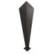 FloPlast Fascia Bargeboard Finial - 340mm Black Ash Woodgrain