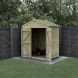 Forest Garden Shiplap Apex Shed - No Window - 6' x 4'