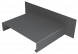 Aluminium Coping Upstand for 141-200mm Wall - 260mm Anthracite Grey