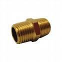 Brass Nipple Hexagonal - 1/4