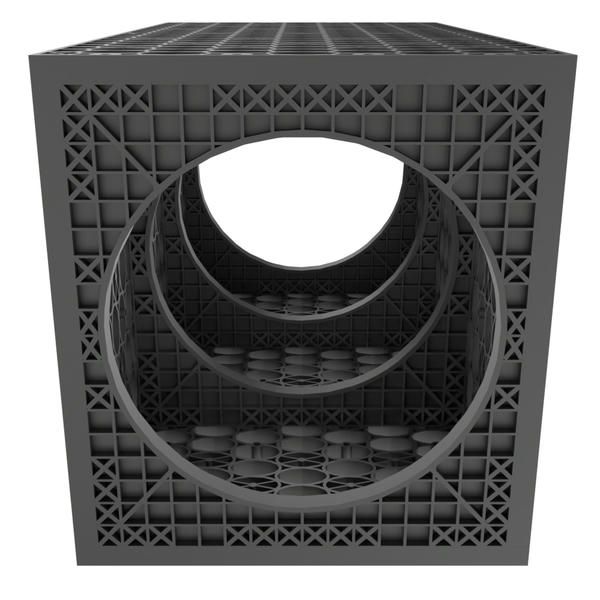 Rainsmart Ellipse Inspection Channel Crate Assembled - Shallow