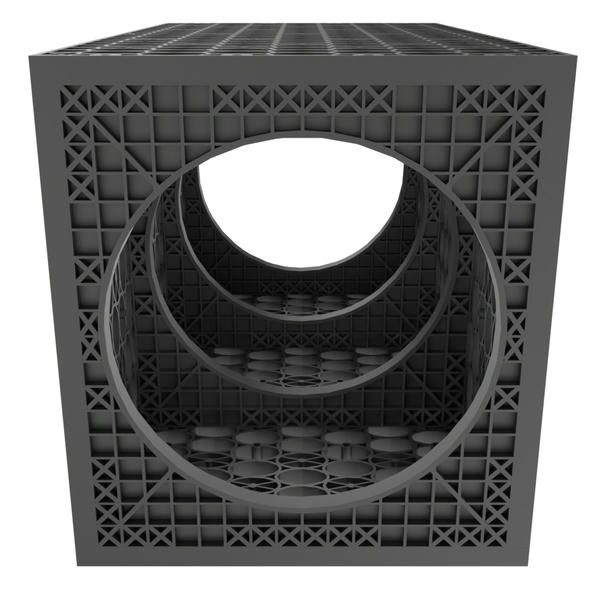 Rainsmart Ellipse Inspection Channel Crate Assembled - Double