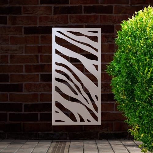 Steel Privacy Screen Safari - Free Standing - 1800mm x 900mm Stainless Steel