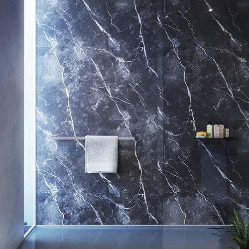 Laminate Shower Wall Panel Pro-Click - 1179mm x 2440mm x 10.5mm Phantom Marble