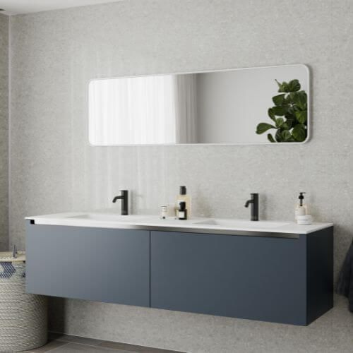 Laminate Shower Wall Panel Square Edge - 1200mm x 2440mm x 10.5mm Stone Terrazzo