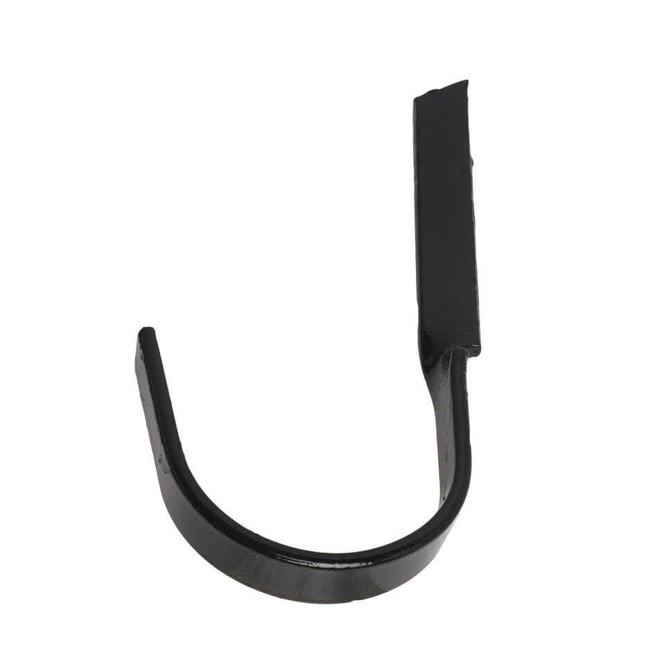 Cast Iron Round Steel Holdfast - 100mm Black