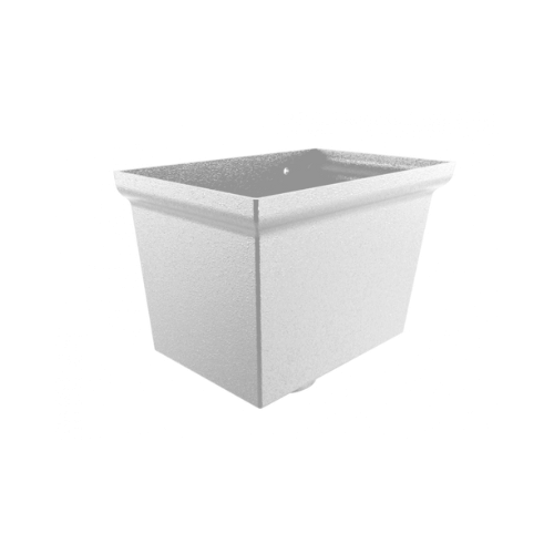 Cast Aluminium Round Centurian Small Hopper - 63mm PPC Finish