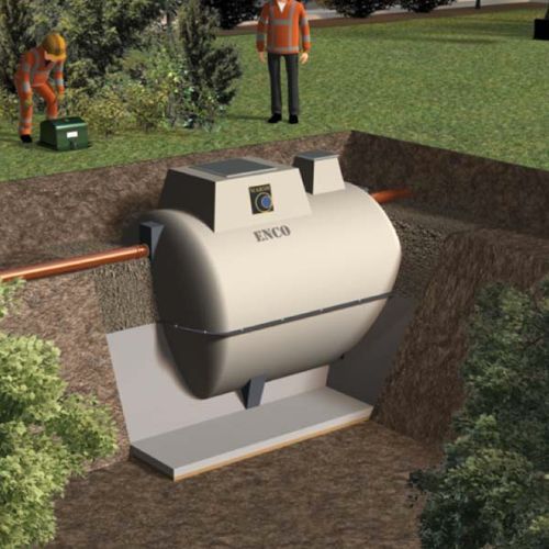 Marsh ENCO 8 Person Sewage Treatment Plant Standard - Pumped Outlet