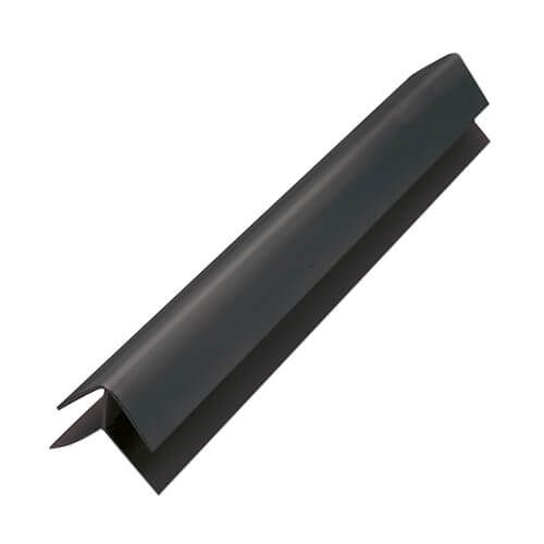 Internal Wall Panel External Corner Trim - 2400mm Black - For 10mm Bathroom/ Kitchen/ Ceiling Panels