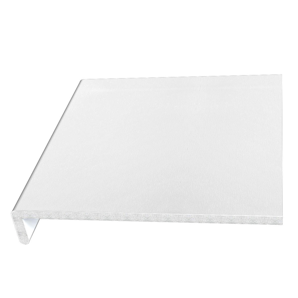 Cover Board - 175mm x 10mm x 5mtr White Woodgrain - Pack of 2