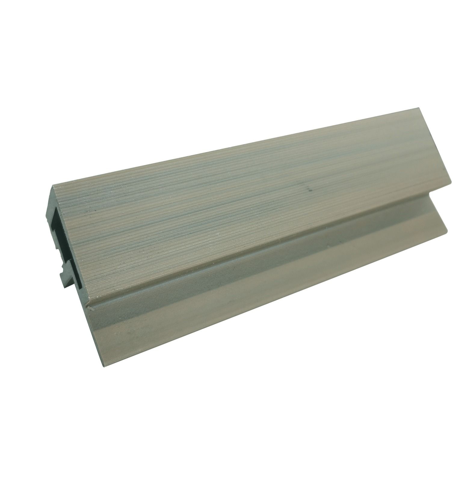 Standard Composite Cladding End Cap - 56mm x 49.5mm x 3.6mtr Natural