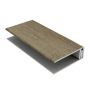 Foresta Wood Effect Cladding Two-Part Edge Trim - 3mtr Grey Cedar