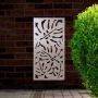 Steel Privacy Screen Monstera - Free Standing - 1800mm x 900mm Stainless Steel