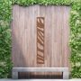 Steel Privacy Screen Safari - Free Standing - 1800mm x 300mm Steel Corten