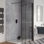 Laminate Shower Wall Panel Square Edge - 1200mm x 2440mm x 10.5mm Cracked Grey