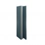 Standard Composite Cladding End Cap - 56mm x 49.5mm x 3.6mtr Grey