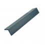 Standard Slatted Composite Cladding Angle Trim  - 50mm x 3.6mtr Grey