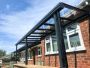 Simplicity 6 Aluminium Pergola / Veranda - 11000mm x 1000mm Rectangular - Black