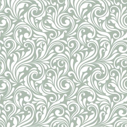 Acrylic Wall Panel - 1200mm x 2400mm x 4mm Victorian Floral Sage