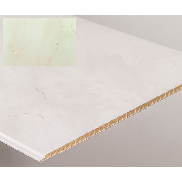 Internal Wall Panel - 250mm x 2600mm x 7mm Light Grey Marble - Pack of 4