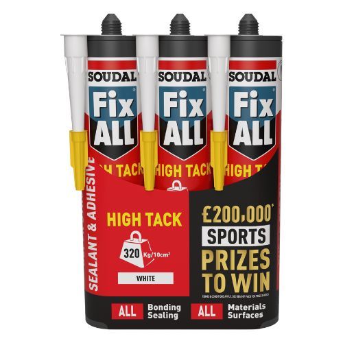 Fix All High Tack - White 290ml - Pack Of 3