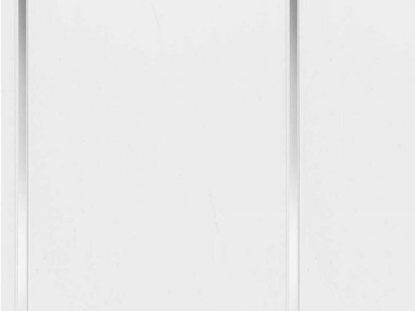 Internal Wall Panel - 200mm x 2600mm x 10mm Moderna White And Silver - Pack of 5