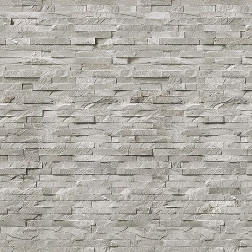 Internal Wall Panel - 250mm x 2600mm x 8mm Natural Stone Light Grey - Pack of 4