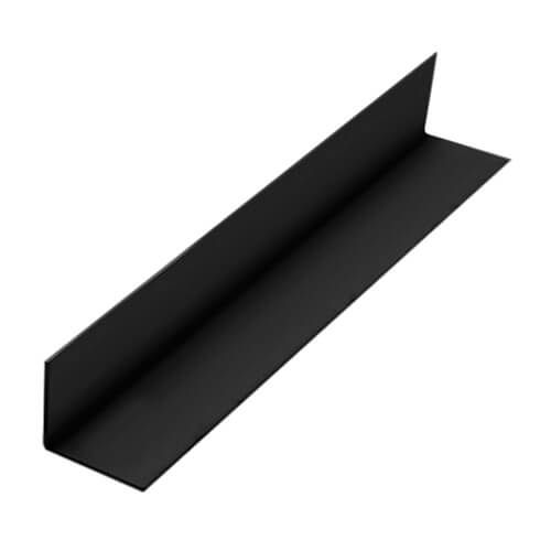 Internal Wall Panel Rigid Angle Trim - 2600mm Black - For 8mm Bathroom/ Kitchen/ Ceiling Panels