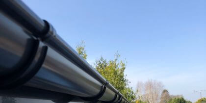 Graphite Steel Guttering, Tunbridge Wells